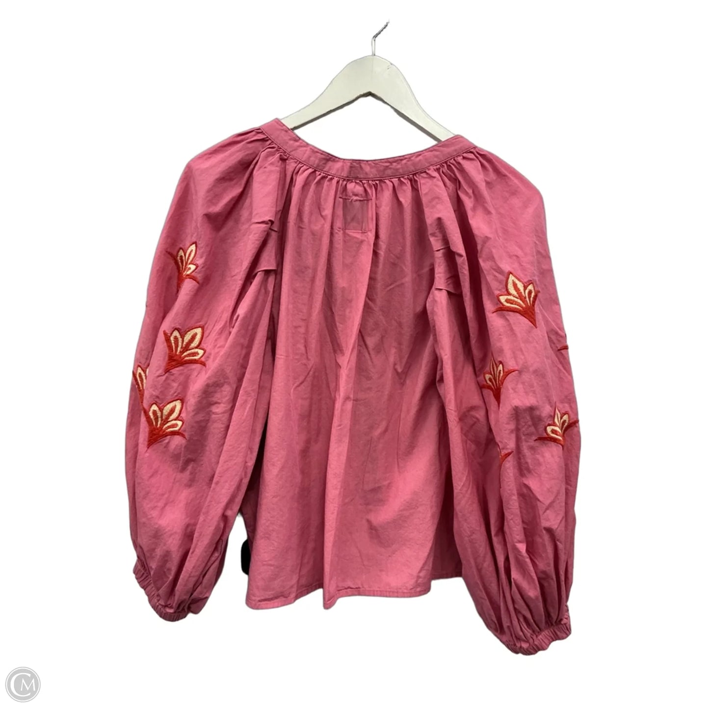 Top 3/4 Sleeve By Clothes Mentor In Pink, Size: S