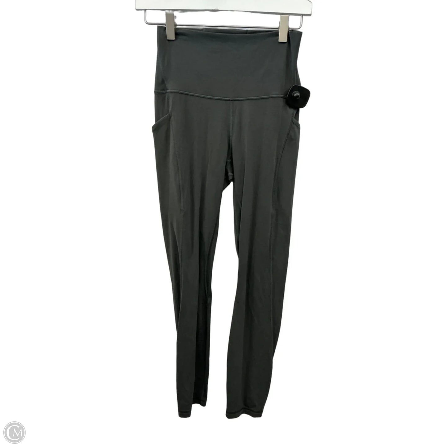 Athletic Leggings By Lululemon In Grey, Size: S
