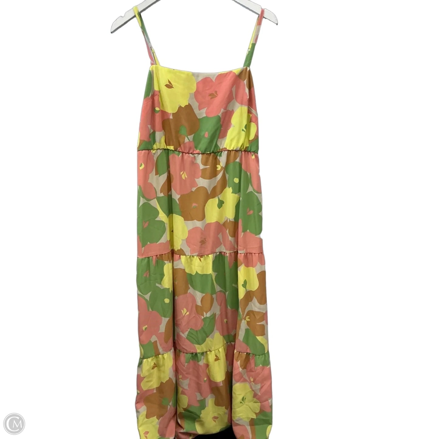 Dress Casual Maxi By Social Standard By Sanctuary In Pink & Yellow, Size: M