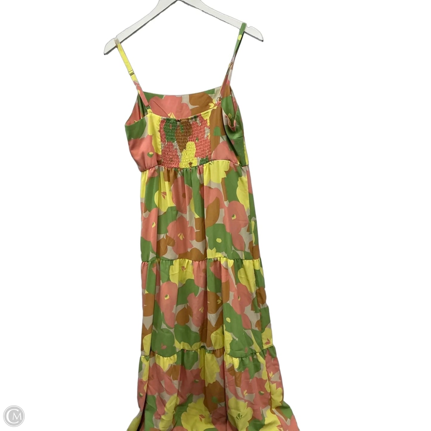 Dress Casual Maxi By Social Standard By Sanctuary In Pink & Yellow, Size: M