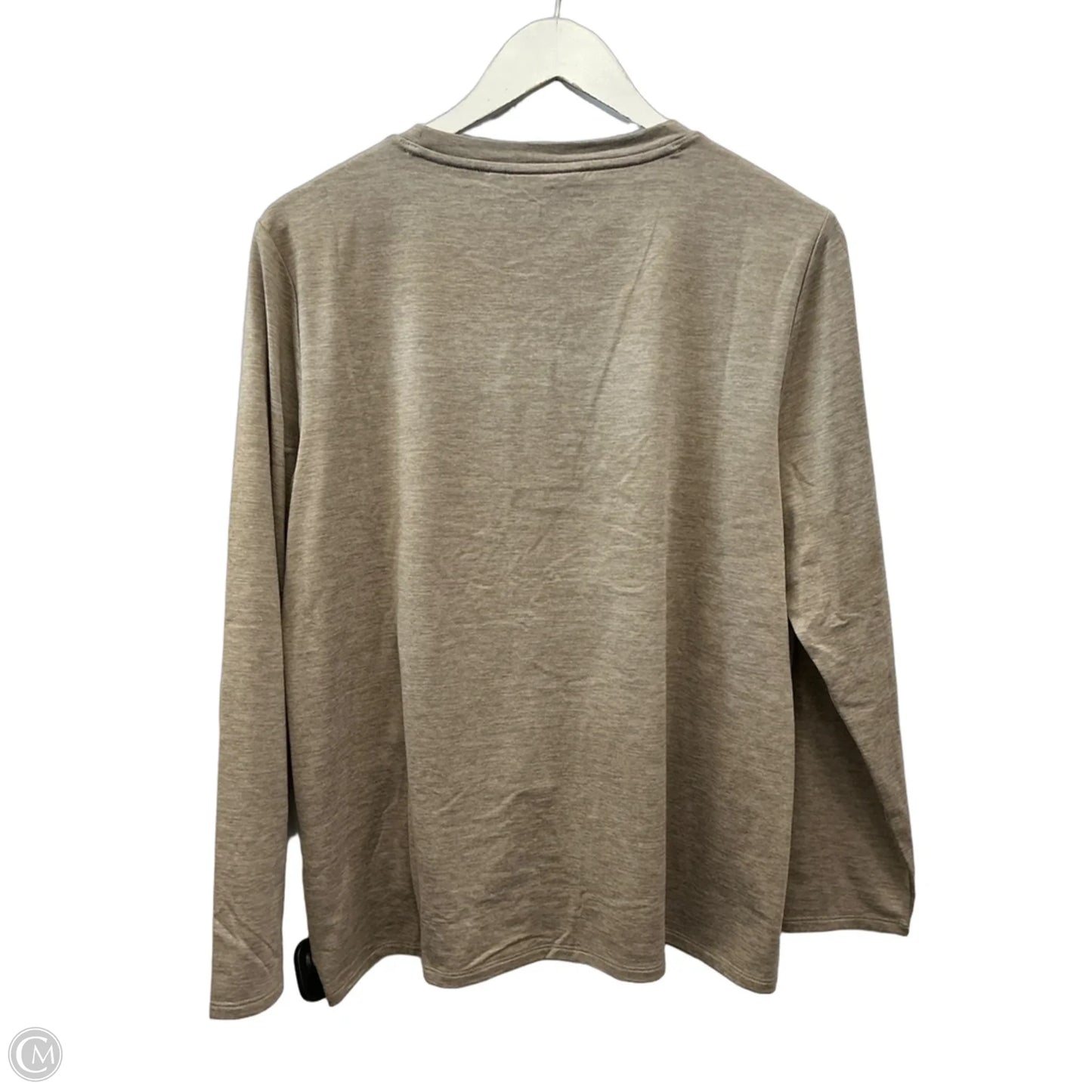 Top Long Sleeve By Chicos In Brown, Size: L
