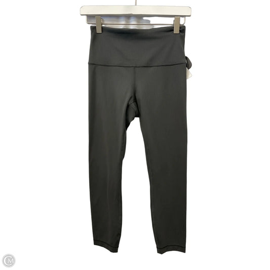 Athletic Leggings By Lululemon In Grey, Size: S