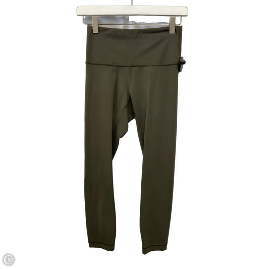 Athletic Leggings By Lululemon In Green, Size: S