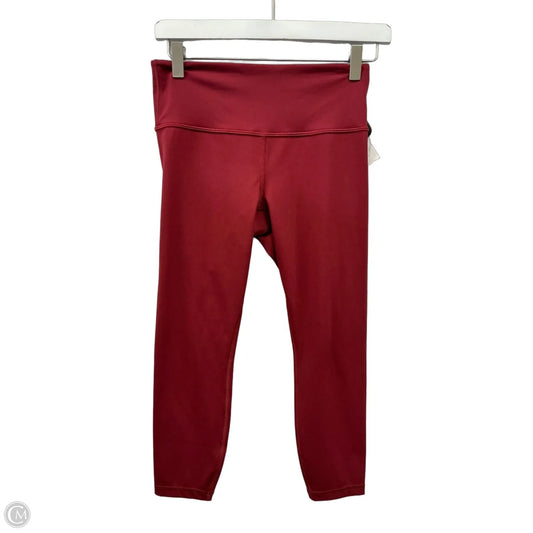 Athletic Leggings By Athleta In Red, Size: S