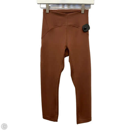 Athletic Leggings By Lululemon In Brown, Size: S
