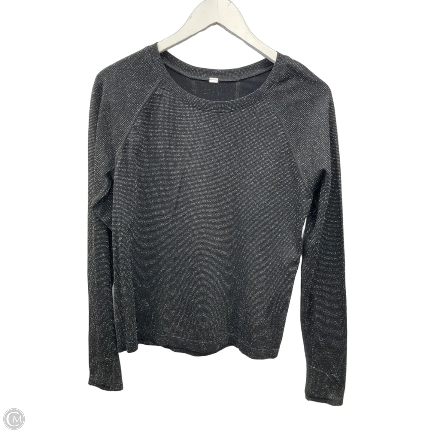 Athletic Top Long Sleeve Crewneck By Clothes Mentor In Black, Size: M
