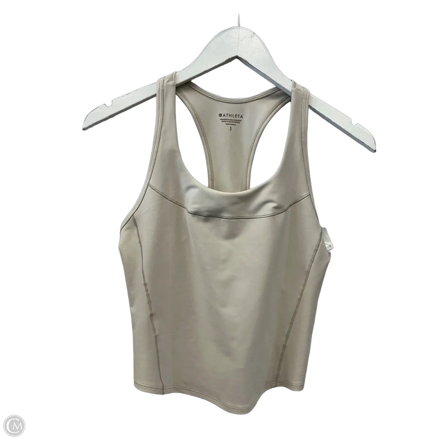 Athletic Tank Top By Athleta In Cream, Size: S