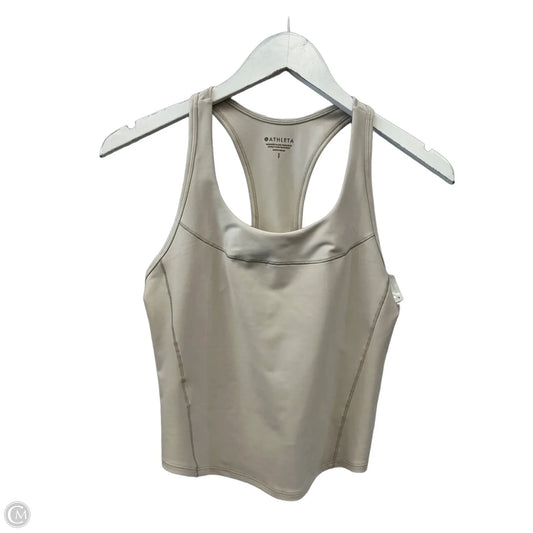 Athletic Tank Top By Athleta In Cream, Size: S