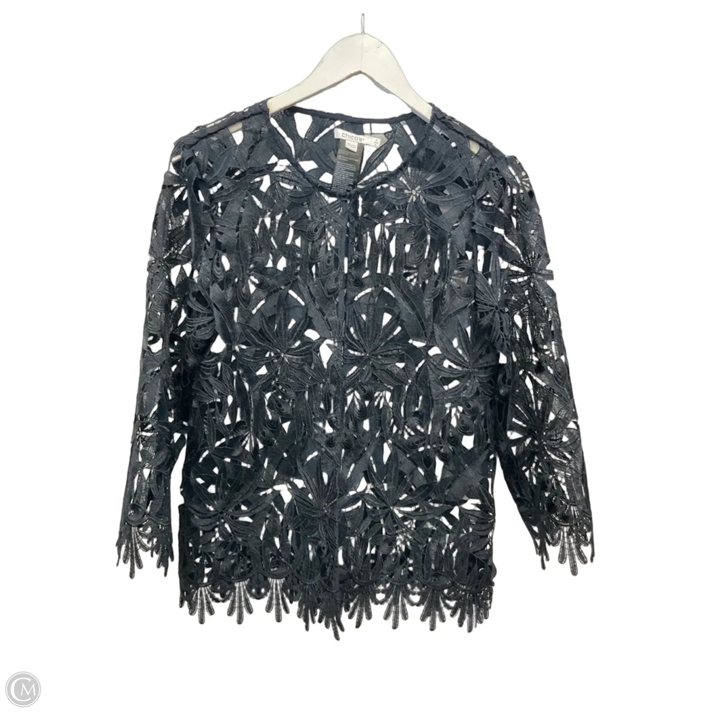 Cardigan By Chicos In Black, Size: S