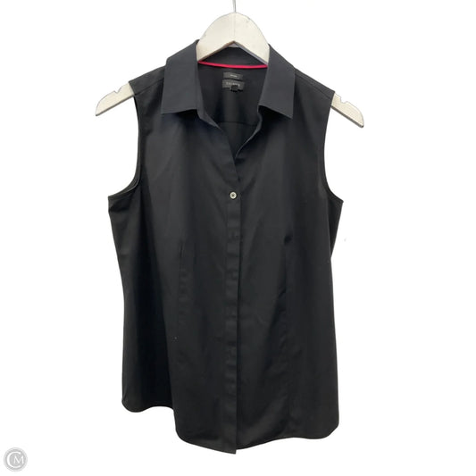 Sleeveless Top By Talbots In Black, Size: S