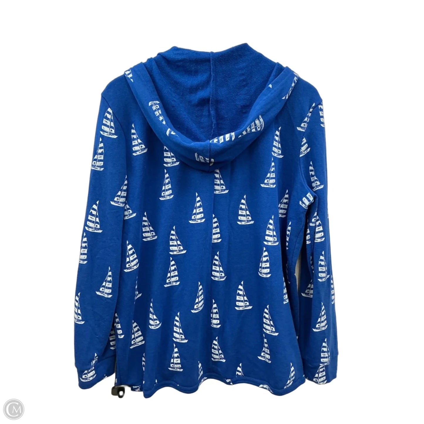 Sweatshirt Hoodie By Cme In Blue, Size: Lp