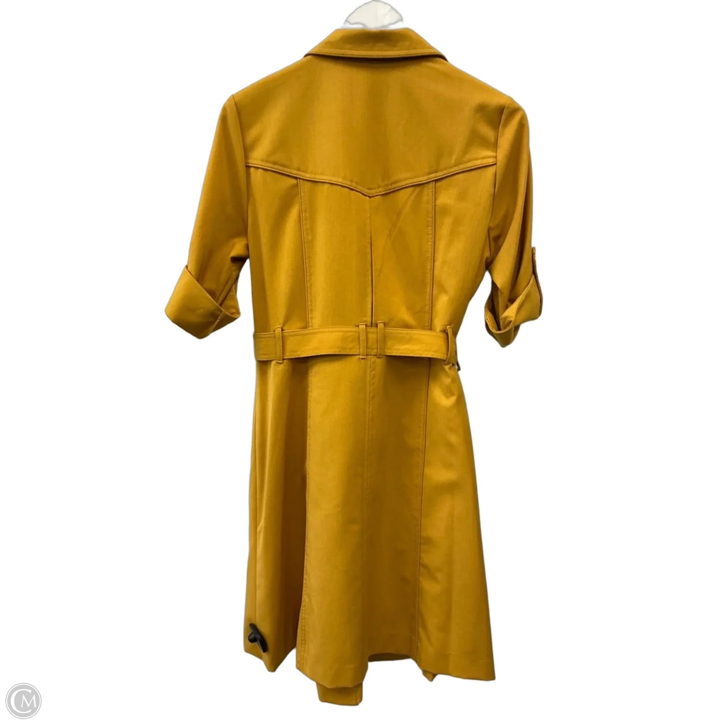 Dress Casual Midi By Sharagano In Gold, Size: M