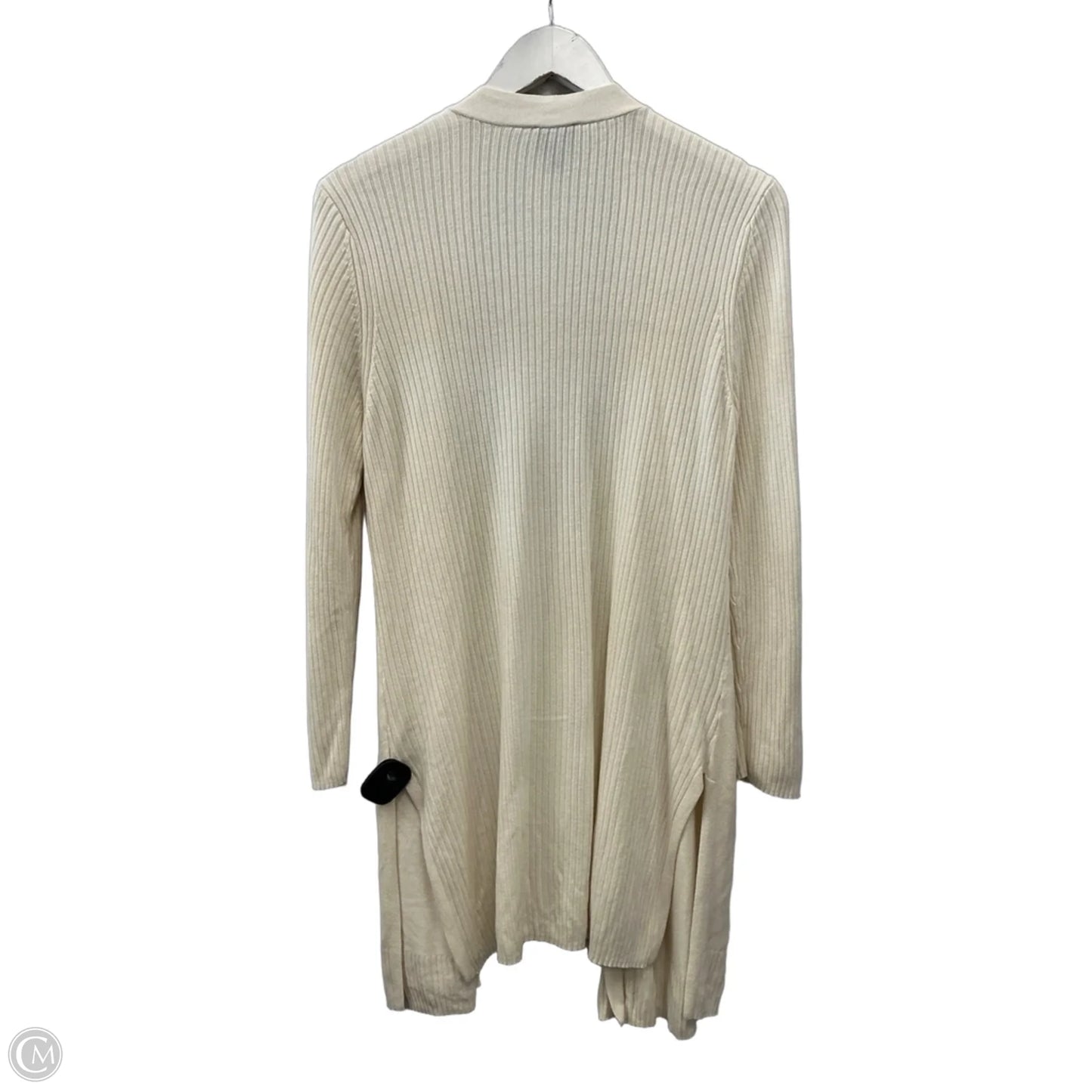 Sweater Cardigan By Inc In Cream, Size: Xl