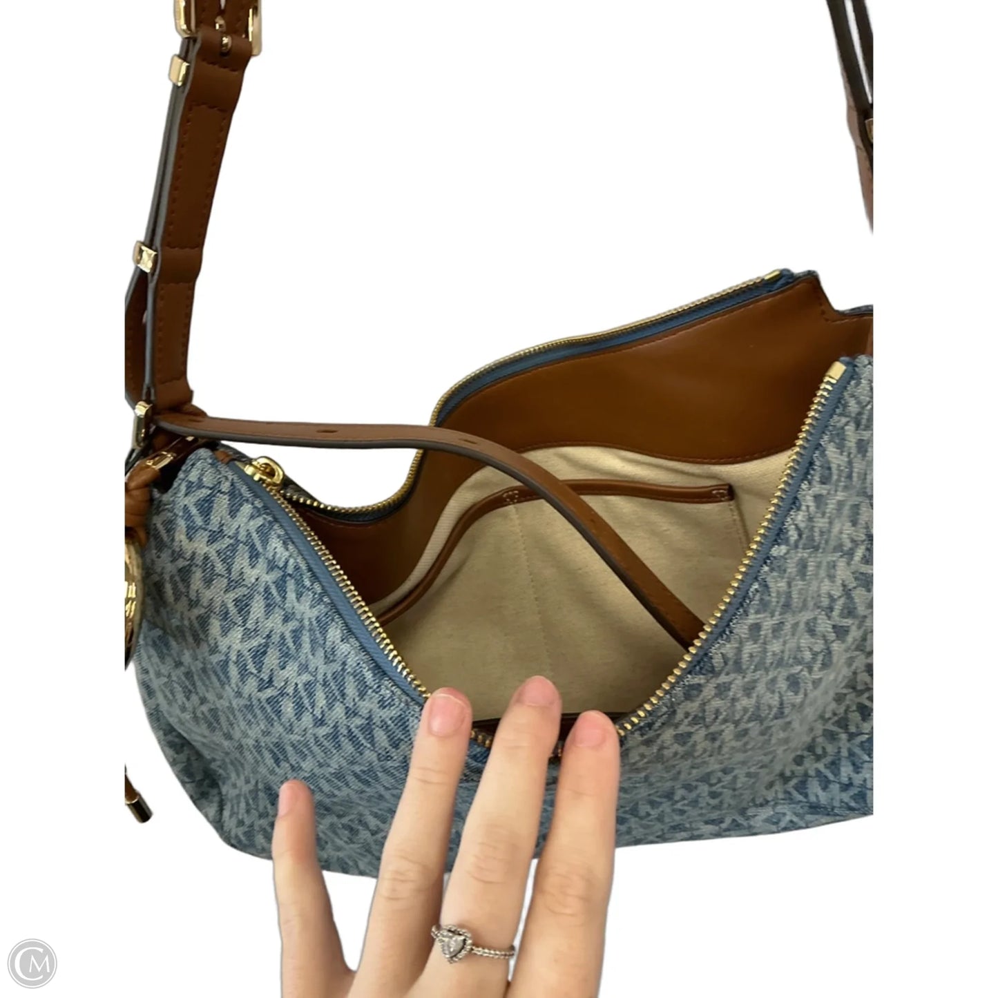 Handbag Designer By Michael Kors, Size: Medium