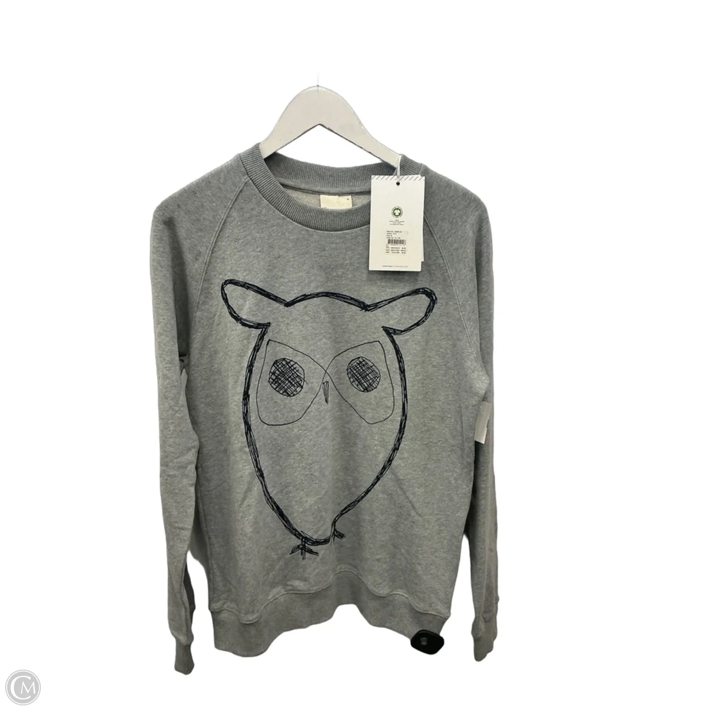Sweatshirt Crewneck By Clothes Mentor In Grey, Size: M
