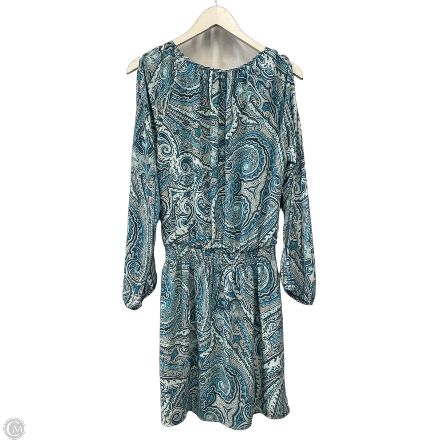 Dress Casual Midi By White House Black Market In Blue, Size: S