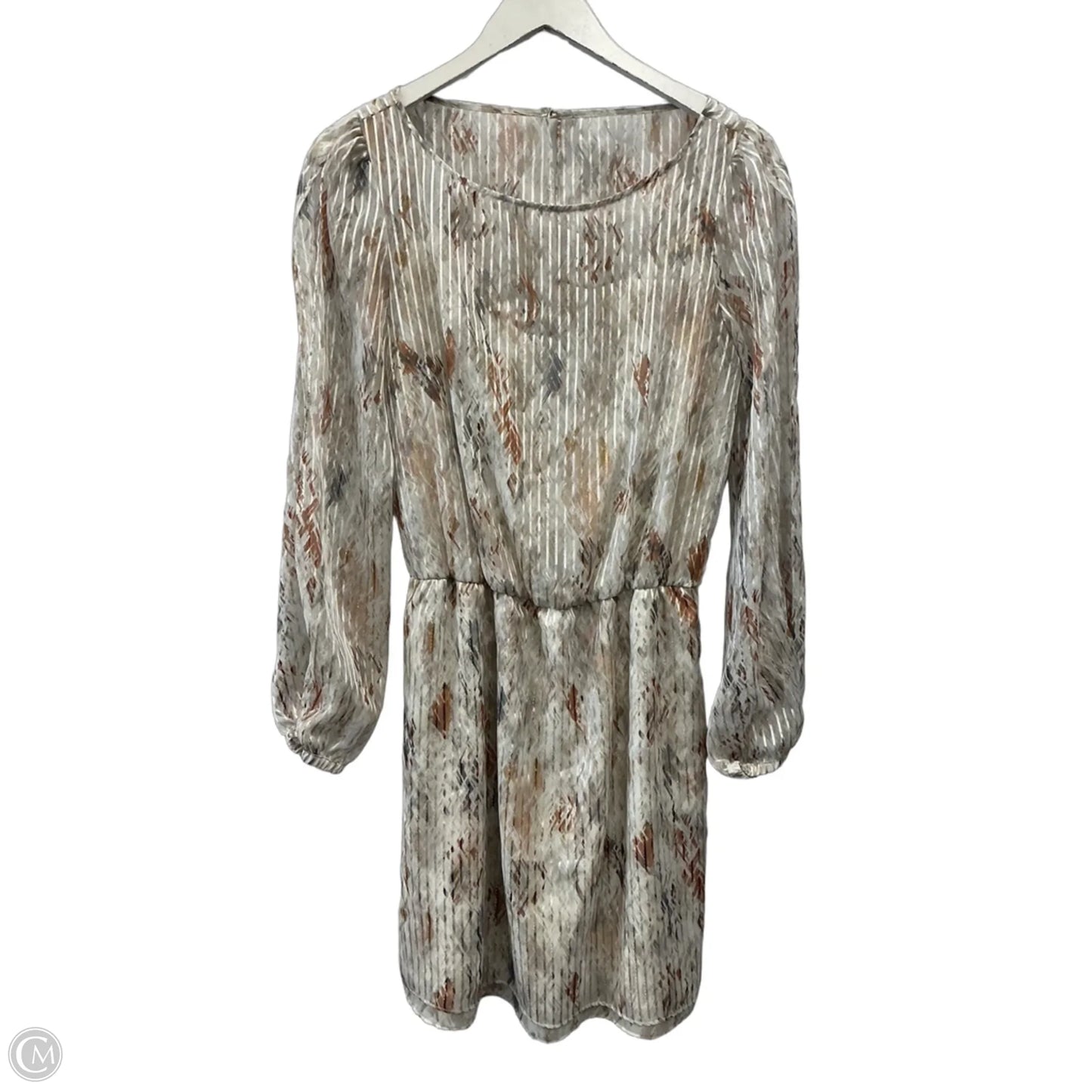 Dress Casual Midi By White House Black Market In Brown, Size: S