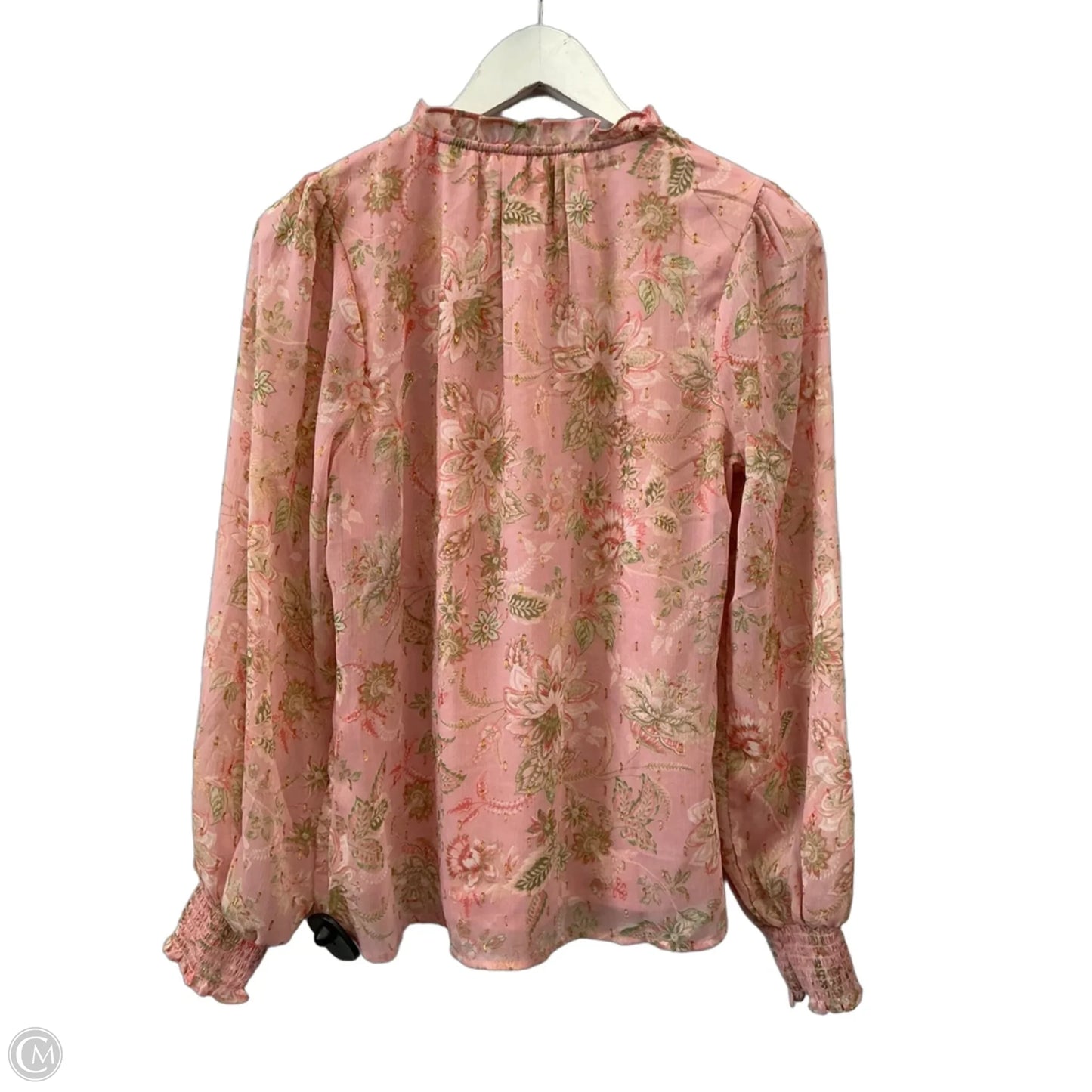 Top Long Sleeve By Clothes Mentor In Pink, Size: S