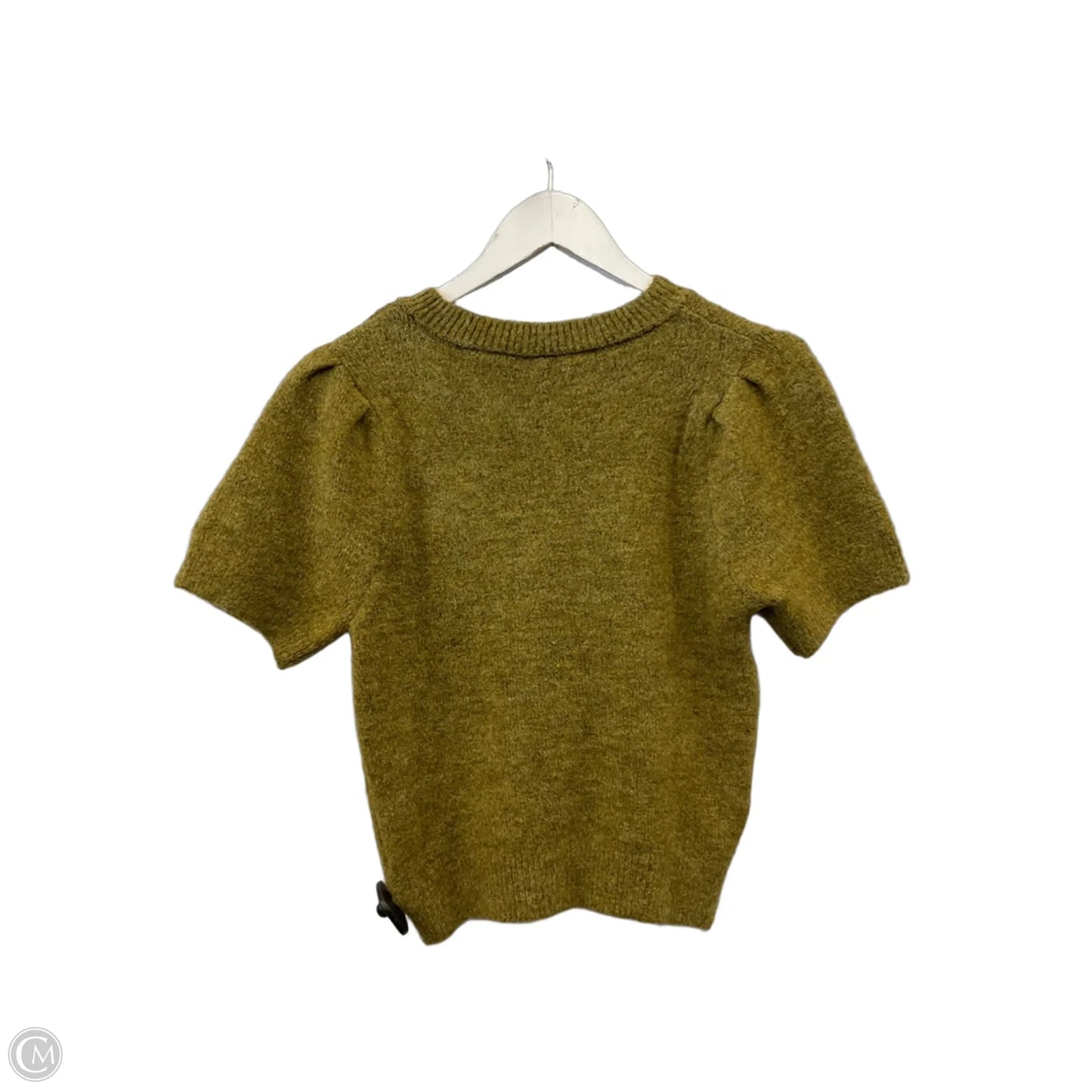 Sweater Short Sleeve By Mng In Green, Size: M