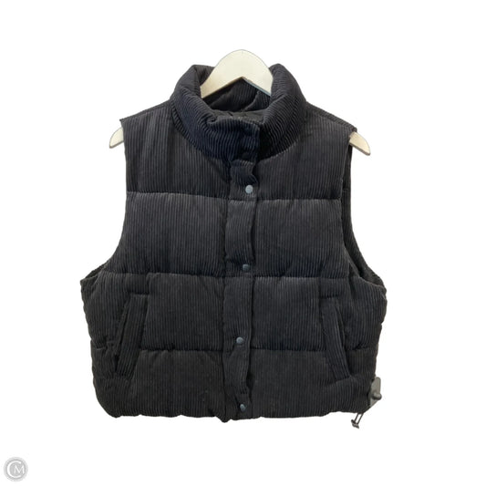 Vest Puffer & Quilted By Love Tree In Black, Size: L