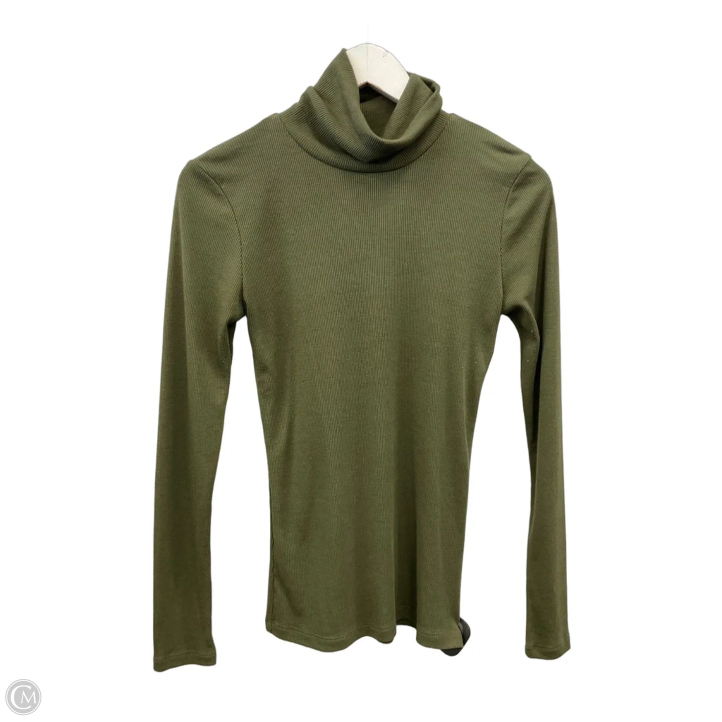 Top Long Sleeve By Derek Heart In Green, Size: M