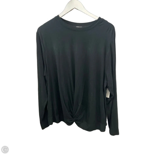 Top Long Sleeve By Grace + Karma In Black, Size: 1x