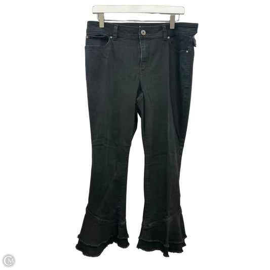 Jeans Cropped By Inc In Black, Size: 14