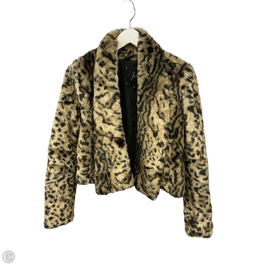 Jacket Faux Fur & Sherpa By Jack In Animal Print, Size: Xs