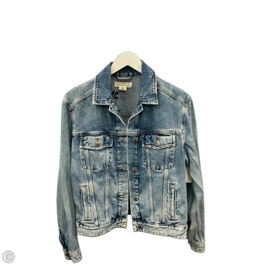 Jacket Denim By Logg In Blue Denim, Size: S