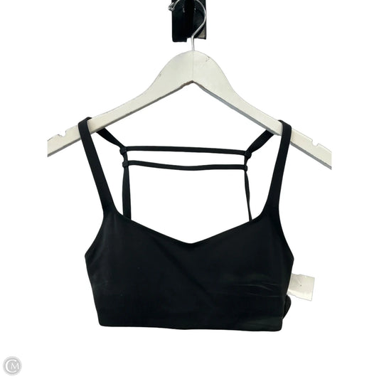 Athletic Bra By Lululemon In Black, Size: Xs
