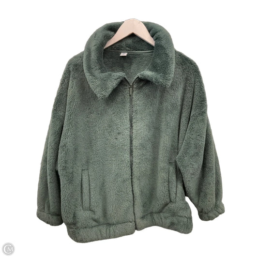 Jacket Fleece By Old Navy In Green, Size: Xs