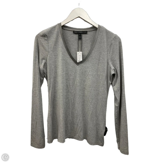 Top Long Sleeve By White House Black Market In Grey, Size: Xs