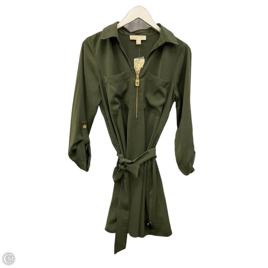 Dress Casual Midi By Michael By Michael Kors In Green, Size: S