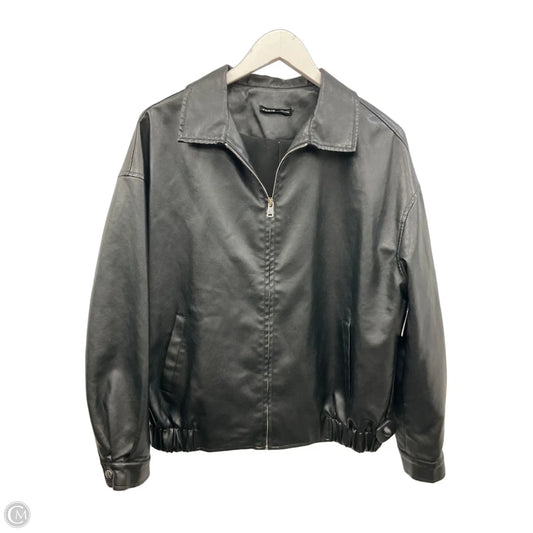 Jacket Moto By Shein In Black, Size: S