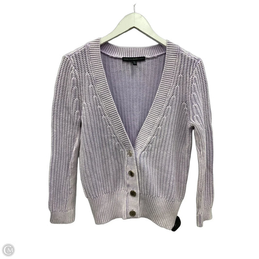 Sweater Cardigan By White House Black Market In Purple, Size: S