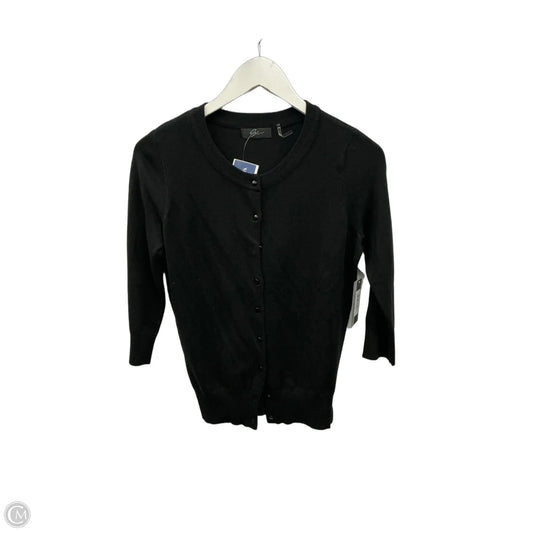 Sweater Cardigan By Clothes Mentor In Black, Size: S