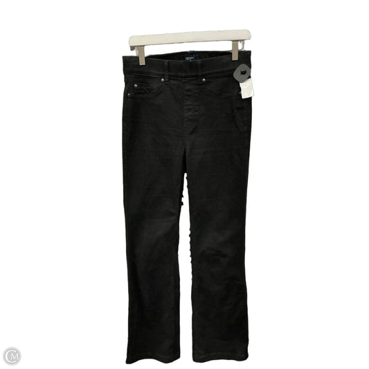 Jeans Boot Cut By Spanx In Black Denim, Size: 8