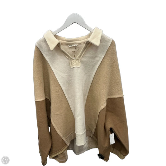 Sweatshirt Collar By New In In Cream, Size: 2x