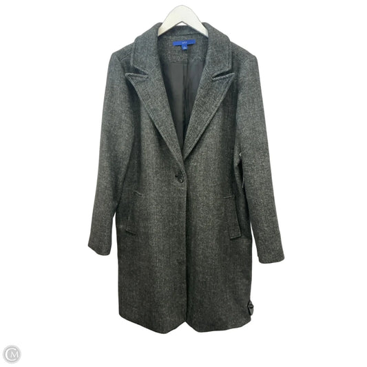 Coat Peacoat By Lands End In Maroon, Size: Xlp