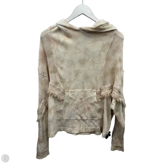 Top Long Sleeve By Gimmicks In Cream, Size: S