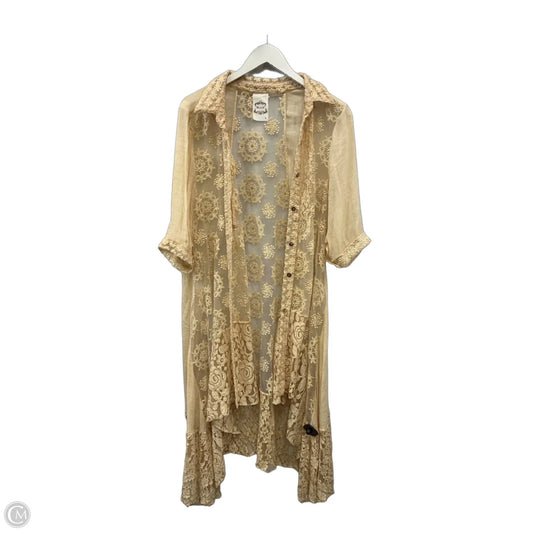 Cardigan By Clothes Mentor In Yellow, Size: L