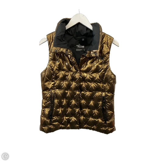 Vest Puffer & Quilted By The North Face In Gold, Size: S