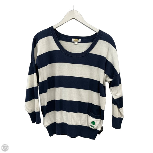 Athletic Top Long Sleeve Crewneck By Clothes Mentor In Navy, Size: L