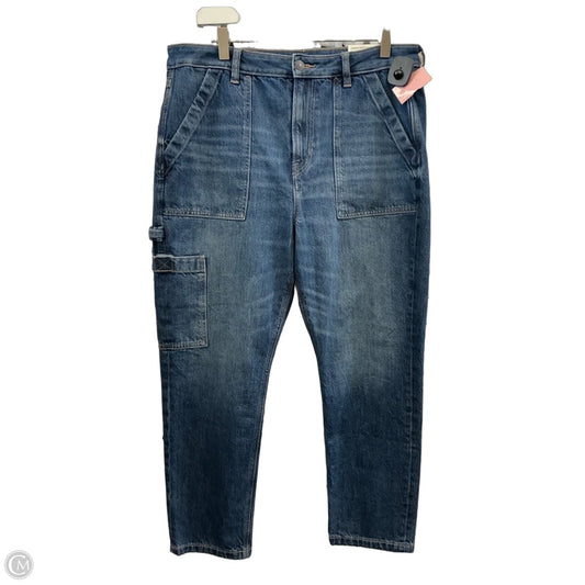 Jeans Boyfriend By American Eagle In Blue Denim, Size: 12