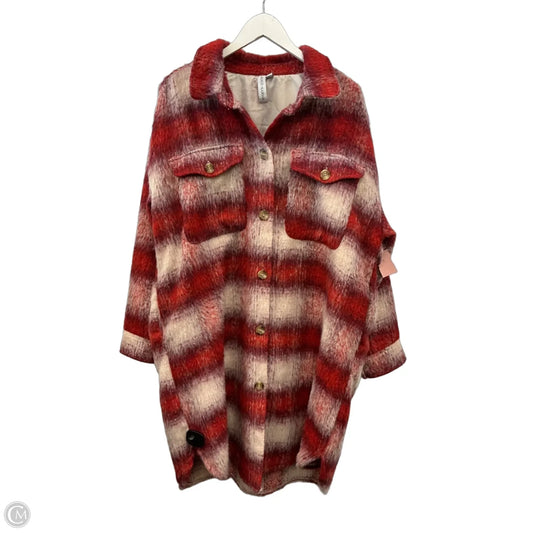 Jacket Other By Grace + Karma In Red & White, Size: 1x