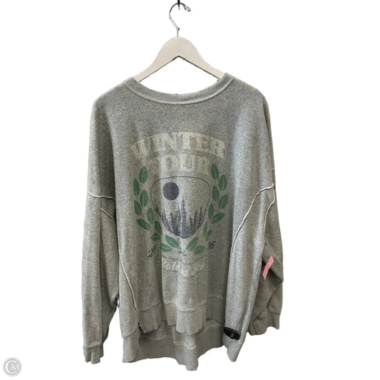 Sweatshirt Collar By Aerie In Grey, Size: Xl
