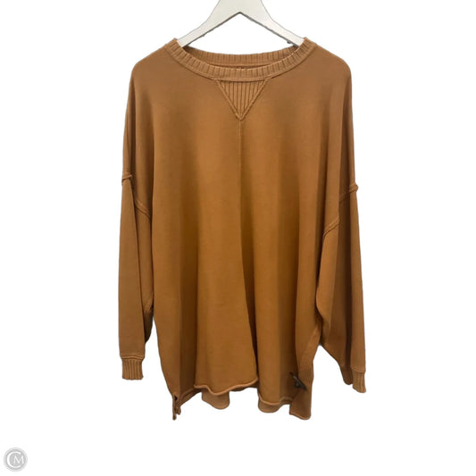 Top Long Sleeve By Aerie In Gold, Size: L