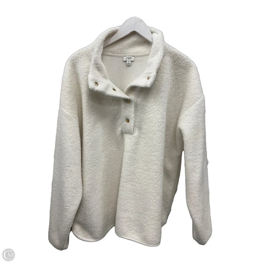 Sweatshirt Collar By J. Crew In Cream, Size: Xl