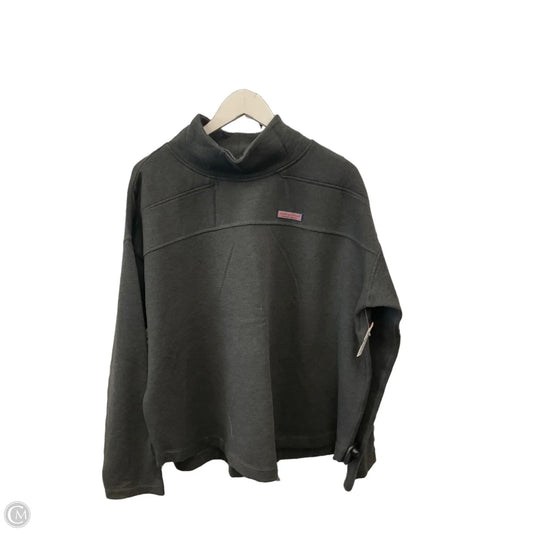 Athletic Sweatshirt Collar By Vineyard Vines In Grey, Size: Xl