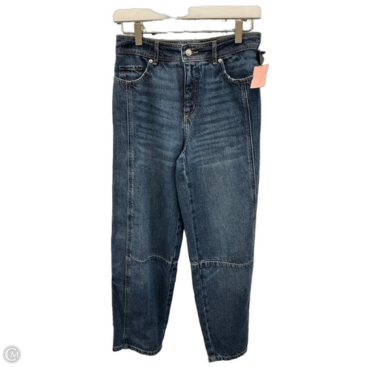 Jeans Boyfriend By Loft In Blue Denim, Size: 0